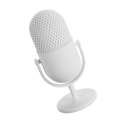 Extra visuals, Microphone image on stand